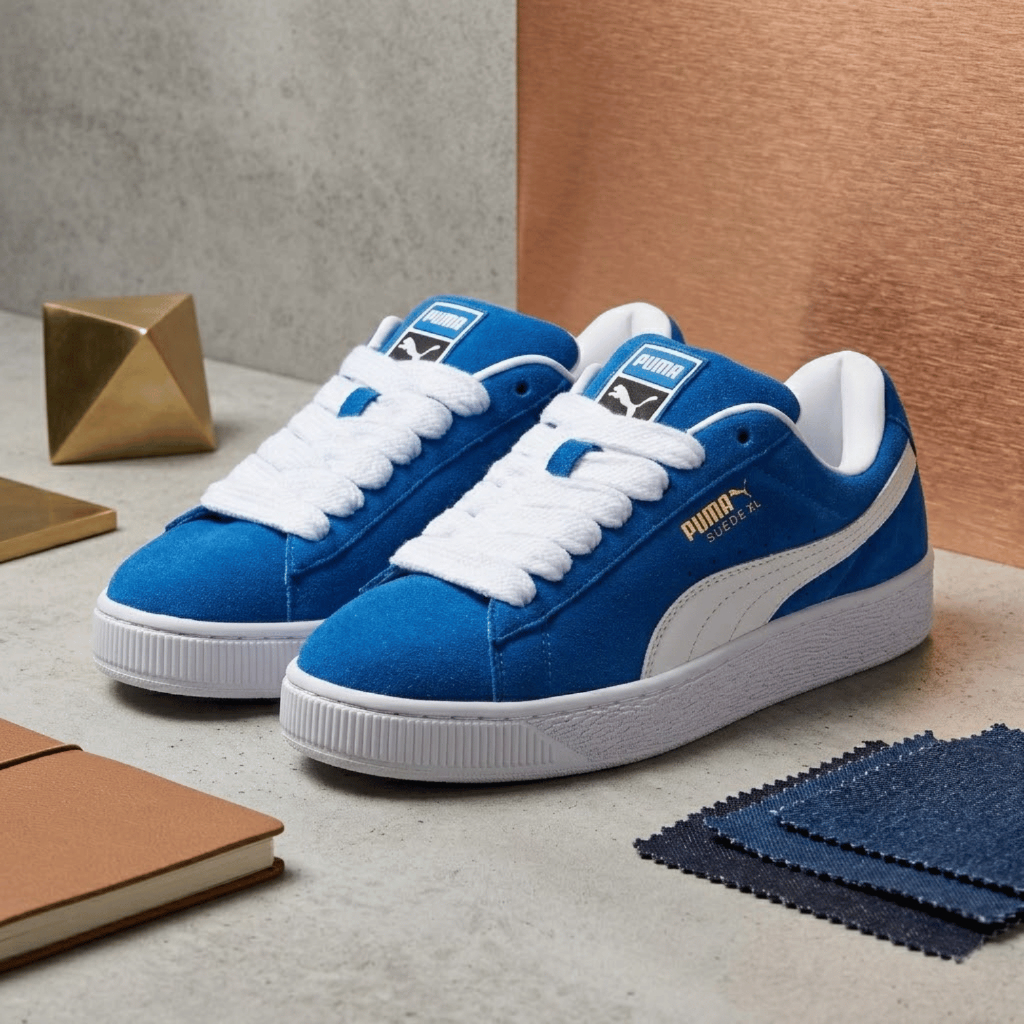 SPECIAL SALE PUMA SUEDE XL 'TEAM ROYAL PUMA WHITE' BNIB