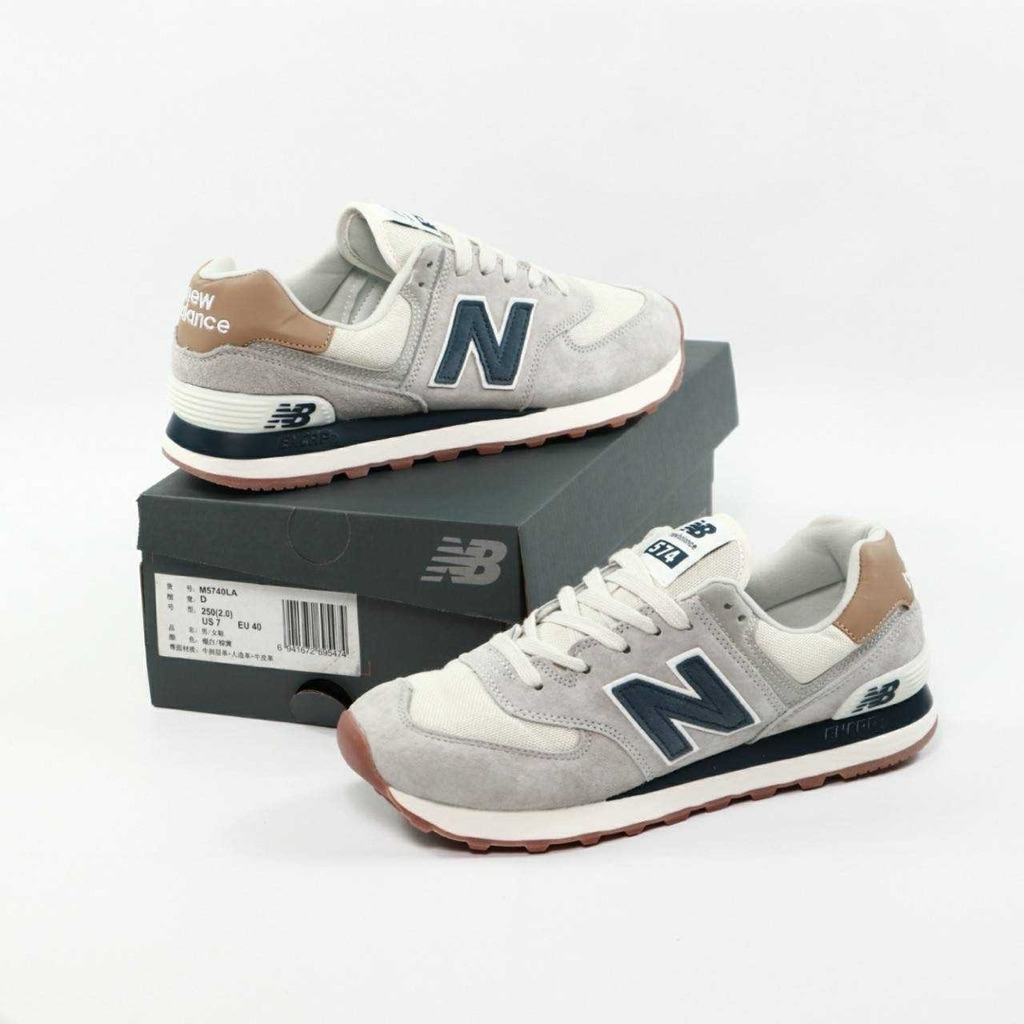 Sepatu 574 beige navy ML574LGI 36-44