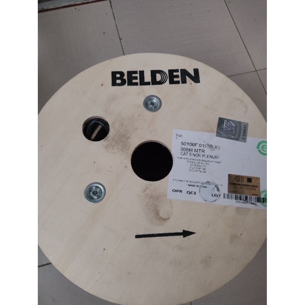 Belden STP Cable CAT 6 Cat6 Kabel 50106F 50106 F 305m Outdoor 1 roll 1000 feet