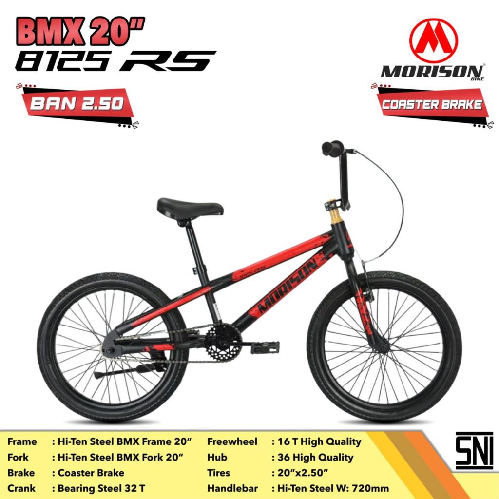 Sepeda anak bmx 20 inch morison rem torpedo ban 2.50