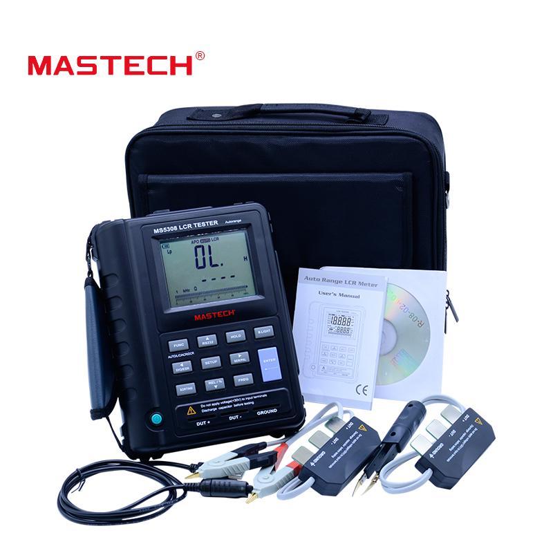 MS5308 MASTECH Portable Handheld AutoRange LCR LCD Meter 100Khz MS-5308 MASTECH MS-5308 LCR Meter MS