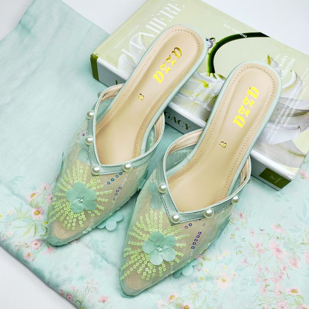 Zafira Wedding Shoes heels 3cm Sandal Pesta Cantik