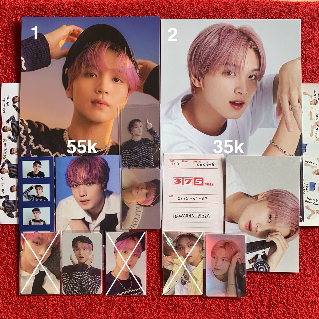 sharing season greeting haechan set nct 127 2022 2023 pc postcard a4 poster photocard filmset sticke