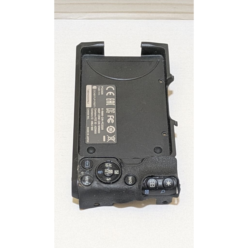 COVER BELAKANG CANON EOS M50