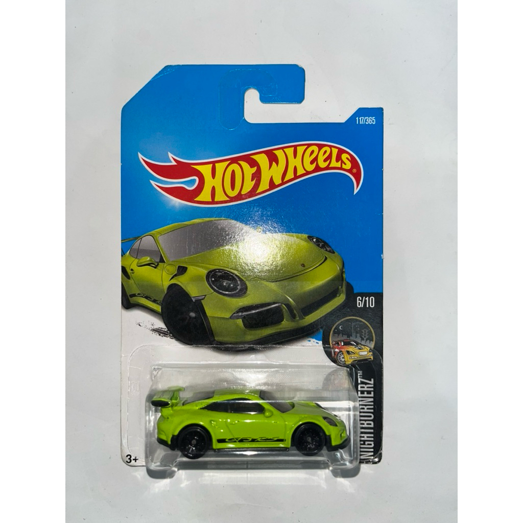Hot Wheels Reguler Porsche 911 GT3 RS Green (Rare)