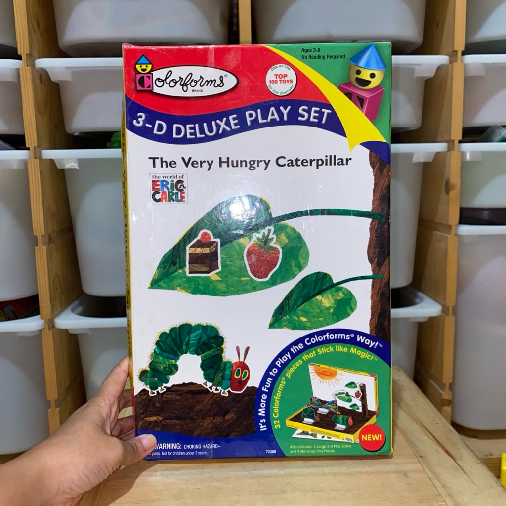 The World Of Eric Carle The Very Hungry Caterpillar Game 3D Playset - Mainan 3D Pop up Eric Carle Ve