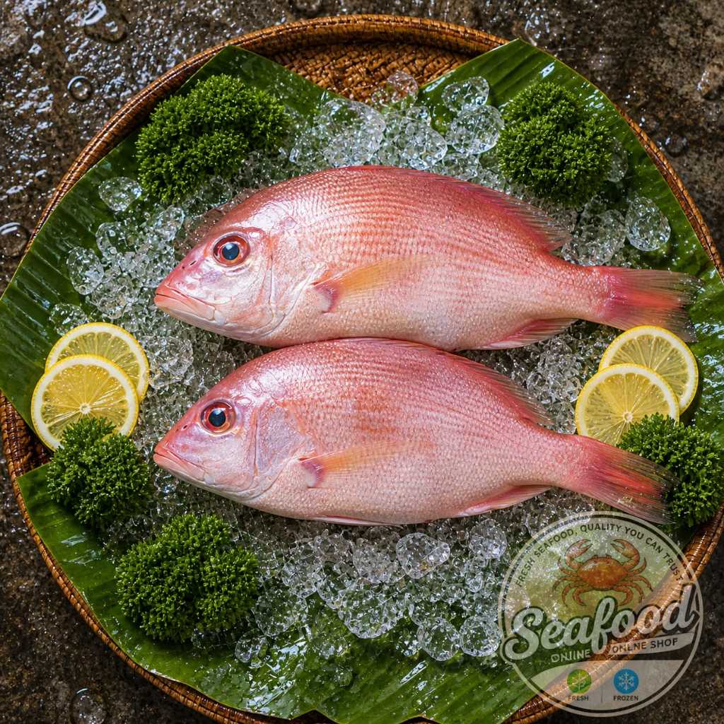 Fresh Frozen Ikan Laut Kakap Merah 500 Gram Ikan Kakap Merah