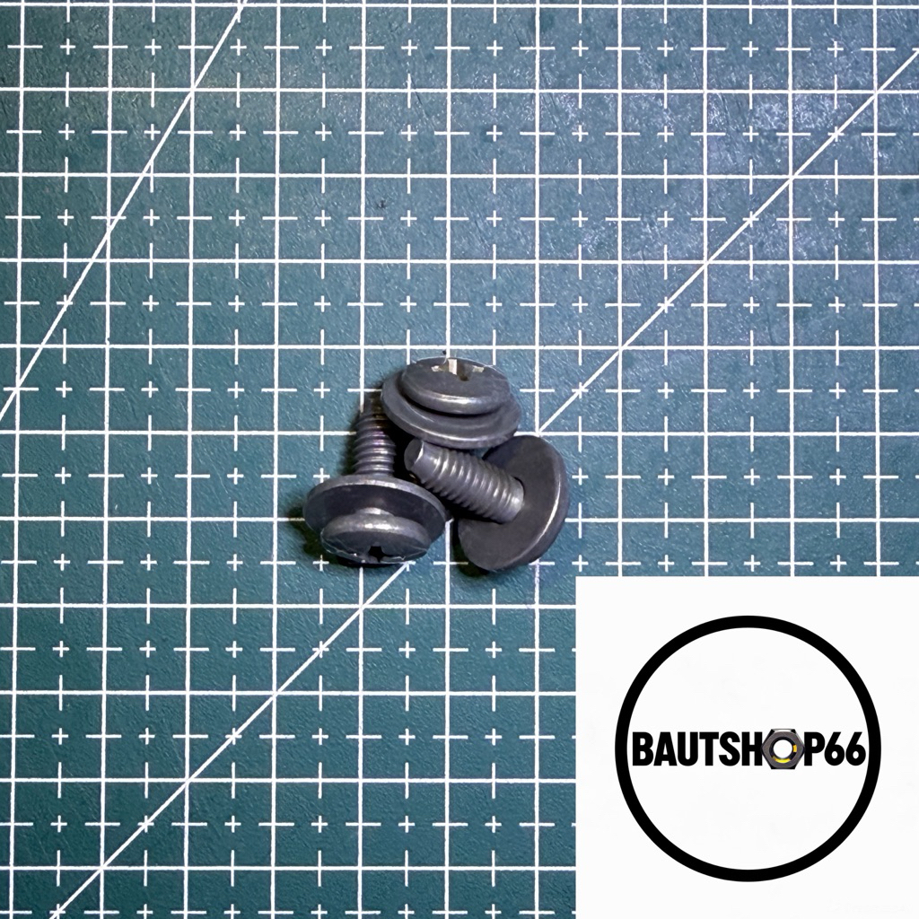 Baut M6x16 Cover Body Yamaha + Ring | Baut + Ring Body Motor Yamaha M6x16