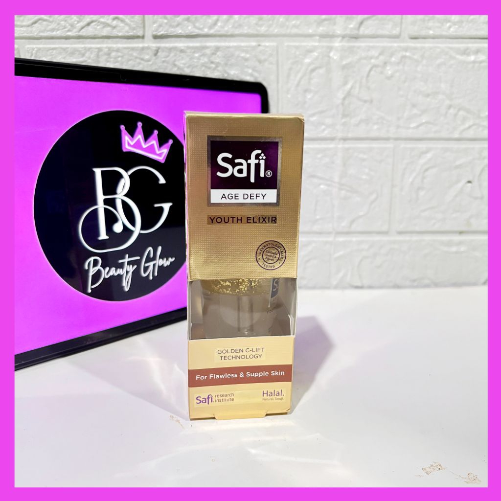 Safi Age Defy Anti Aging Youth Elixir Serum 29gr  - Mencerahkan dan Menyamarkan Flek Hitam