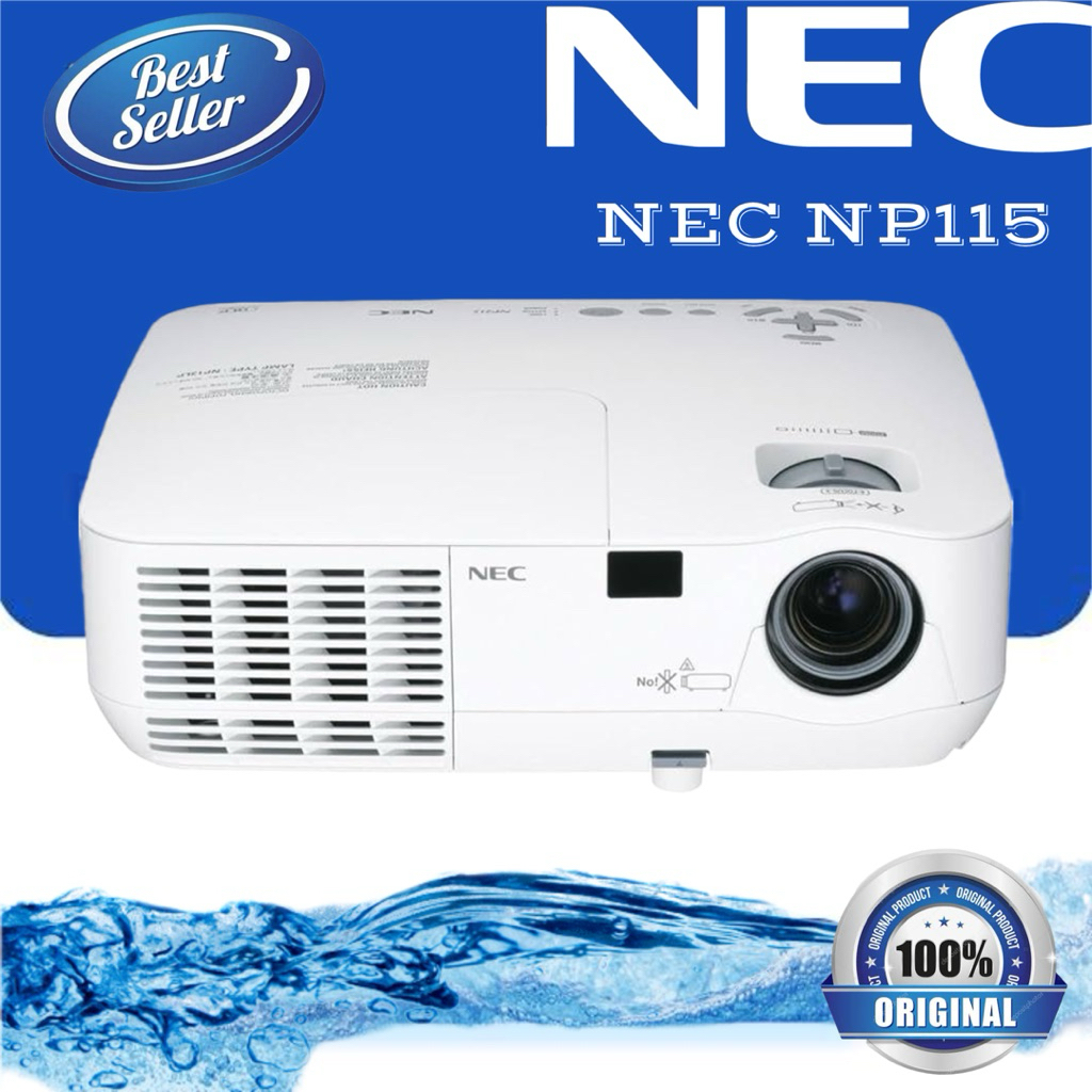 Proyektor nec np115 kecerahan 2500 lumen svga