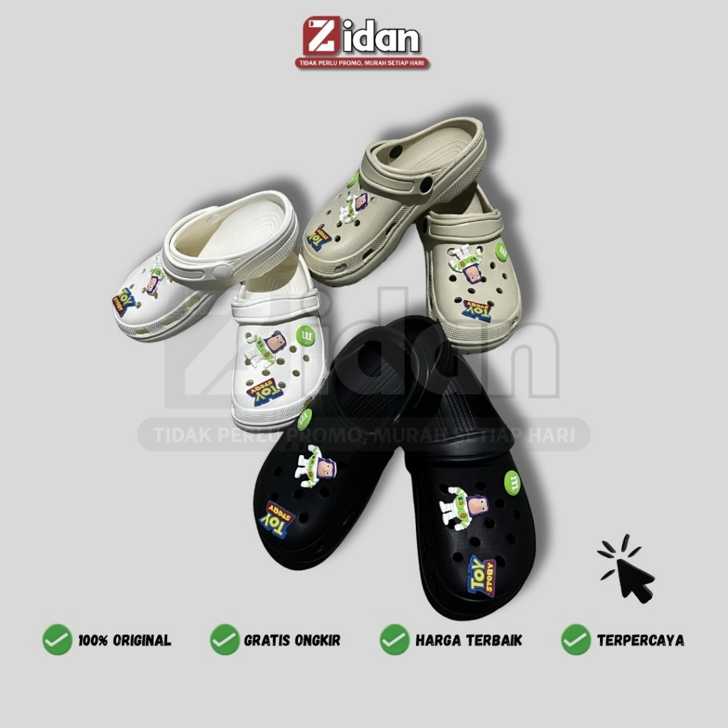 Sandal Selop Anak BOLONI Toy Story Lucu Nyaman Anti Slip