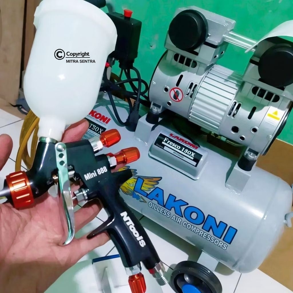 Garansi 12 bulan Spraygun Profesional Ntools 888 Nozle 1.0mm | 1.2mm auto refinish gun