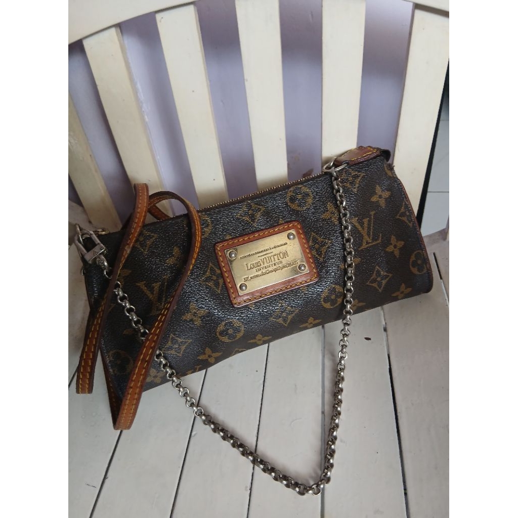 Lv Eva Pochette Monogram 2012 Preloved