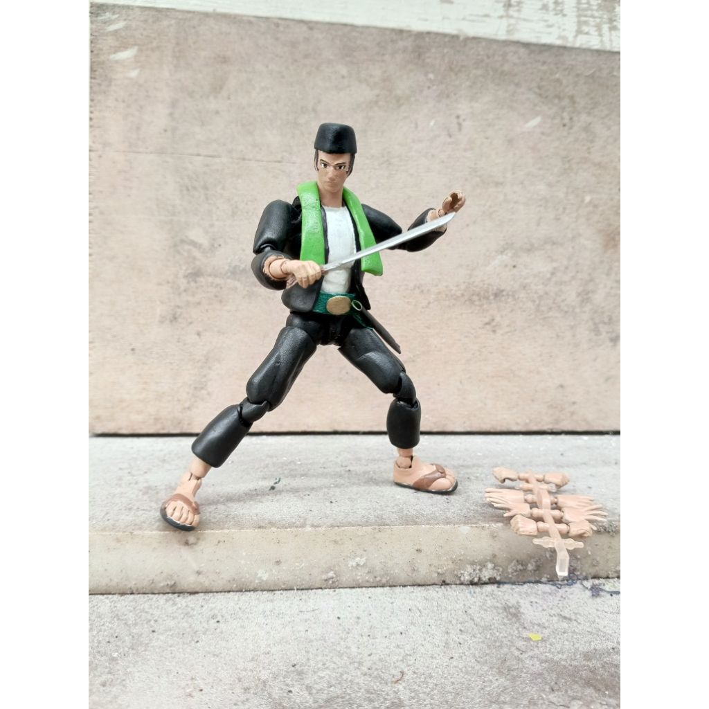 Shf si Pitung custom action figure lokal Indonesia # jagoan Betawi pahlawan jadul vintage toys Marve