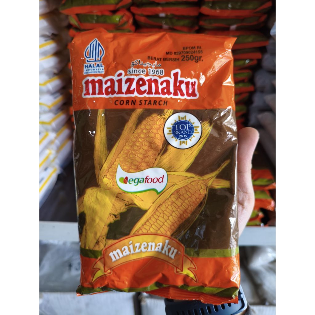 Tepung Jagung Maizenaku 250gr - Halus, Putih, Tidak Berbau