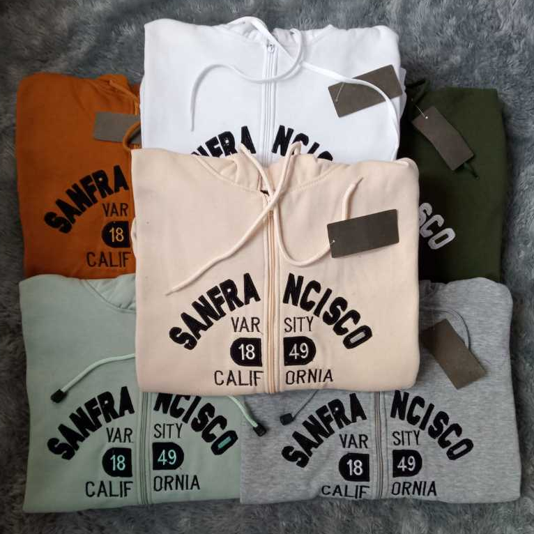 Jaket Hoodie WHO.A.U SANFRANCISCO Zipper Premium Unisex / Sweater Hoodie WHO A.U Original Pull Bordi