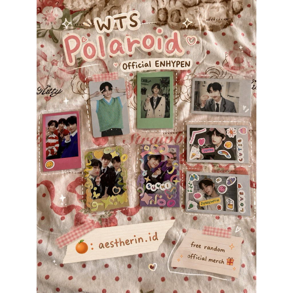 OFFICIAL POLAROID ENHYPEN | GGU GGU PACKAGE & SEASON GREETINGS