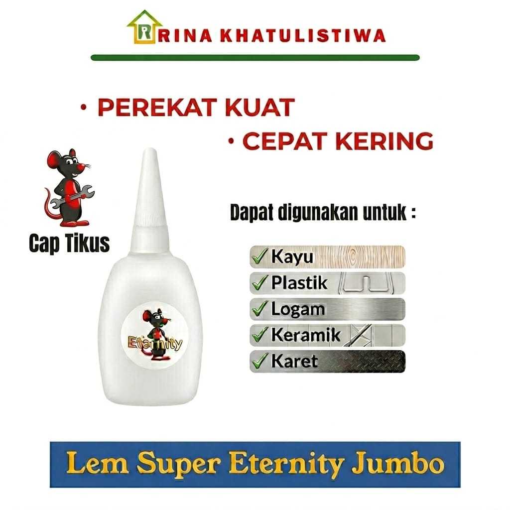 Lem Korea Eternity Jumbo | Lem Alteco Serbaguna Eternity | Lem Eternity