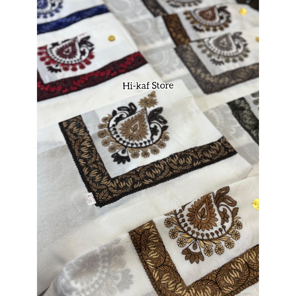 Imamah Hijazy / Qutroh Yamani Omani / Sorban import Termurah Bordir Sulam Original