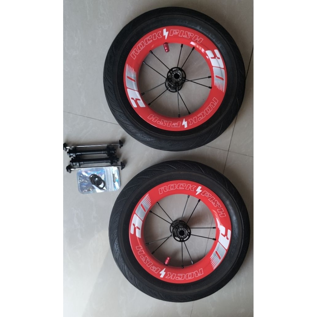 PRELOVED Wheelset rockfish FT30  Old 95mmBearing 6801