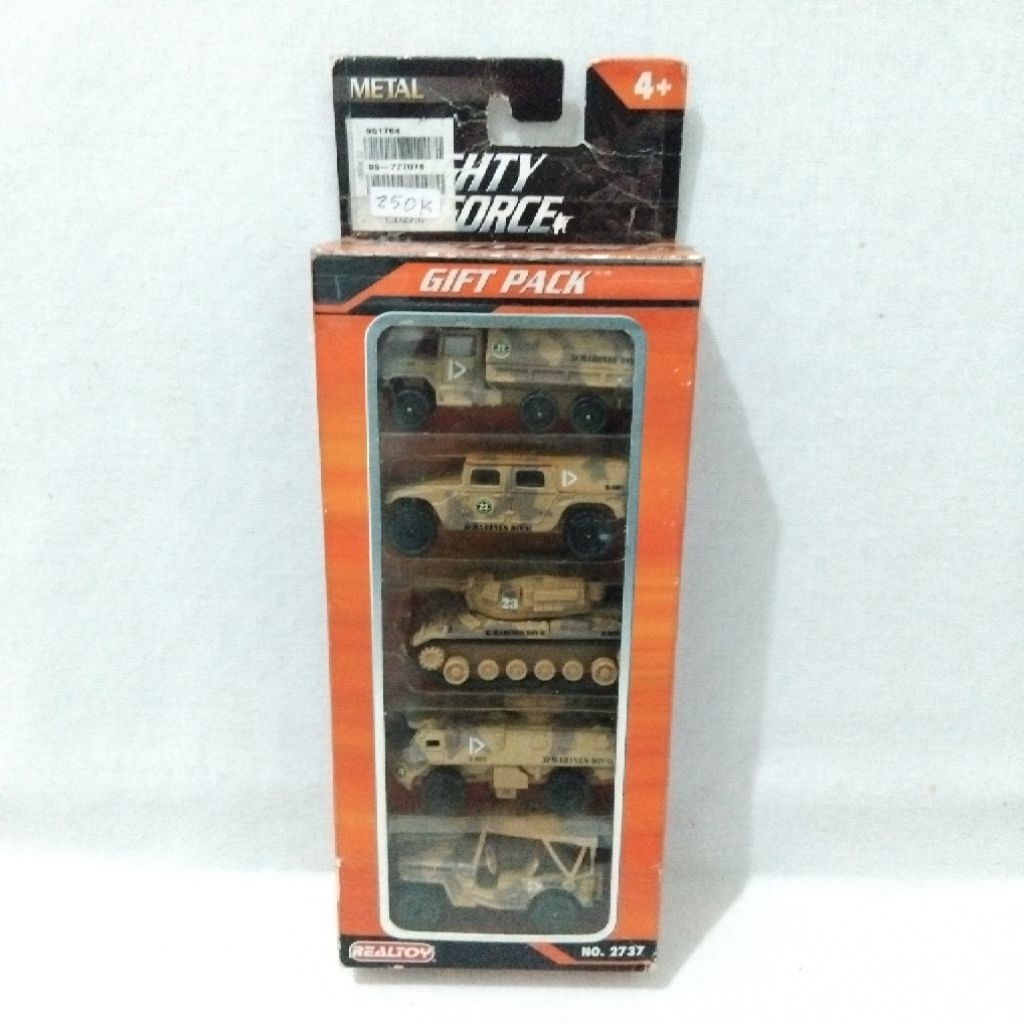 Realtoy Metal Mighty Force Military Series No. 2737 Marine Div 2 - Gift Pack Isi 5 Pcs - Tank Diecas