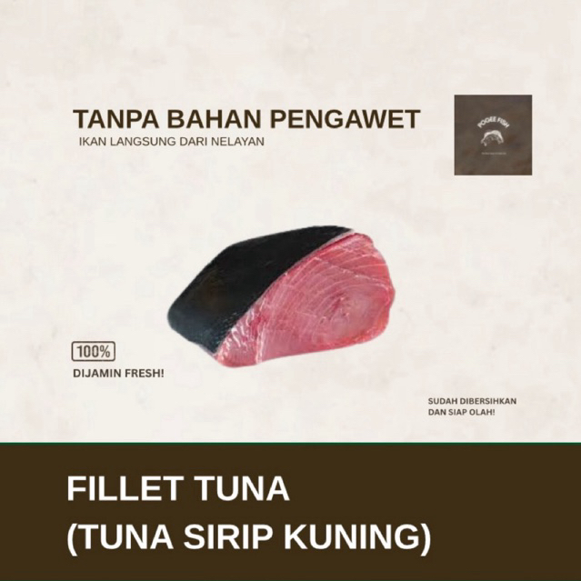 Fillet Ikan Tuna ( Tuna Sirip Kuning ) Ikan Segar Malang