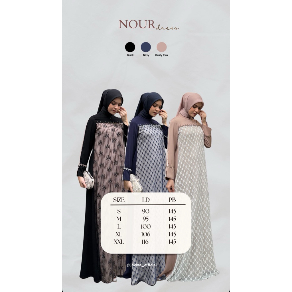 NOUUR DRESS ORI JAVINA