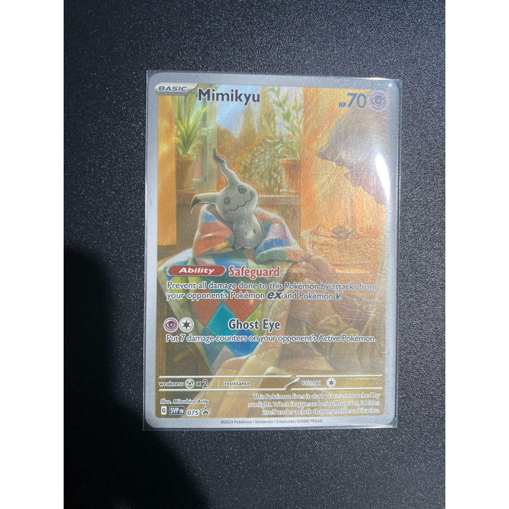 kartu pokemon promo MIMIKYU ENG