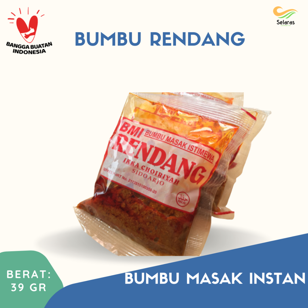 Bumbu Masak Istimewa Rendang (BMI) bukan BMM | Bumbu Rendang Instan