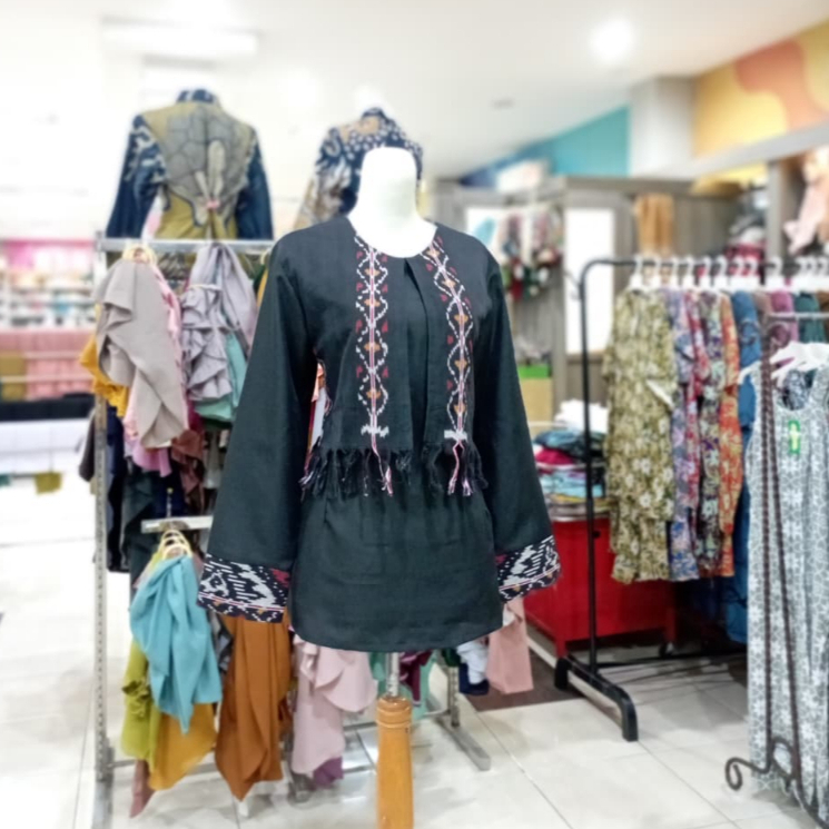PRODUK LIMITED BLOUSE LURIK TENUN TROSO KOMBINASI / KATUN HALUS LURIK KOMBINASI BATIK
