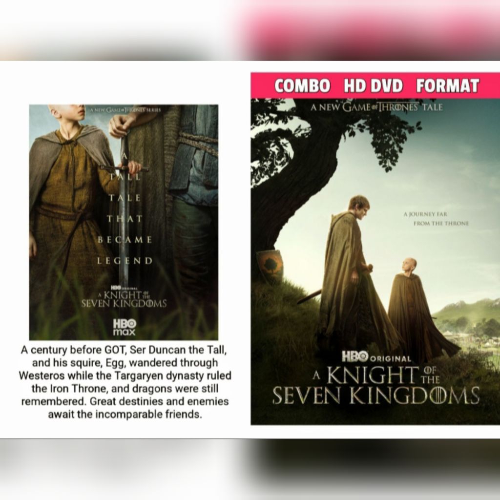 DVD A Knight of the Seven Kingdom 2026(Petter Clafey)