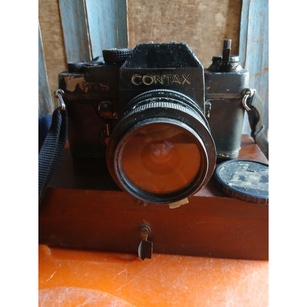 Kamera kokang tdk jln Contax RTS 455rb jadul antik vintage lawas kuno  display mati