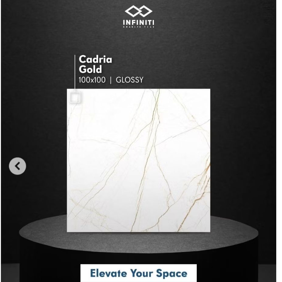 Granit 100x100 Cadria Gold Glossy