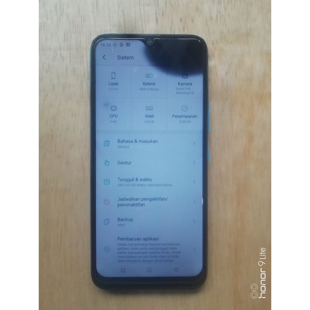 Hp Second / Handphone Itel Vision 1 Pro / Hp Itel Vision 1 Pro Ram 2/32