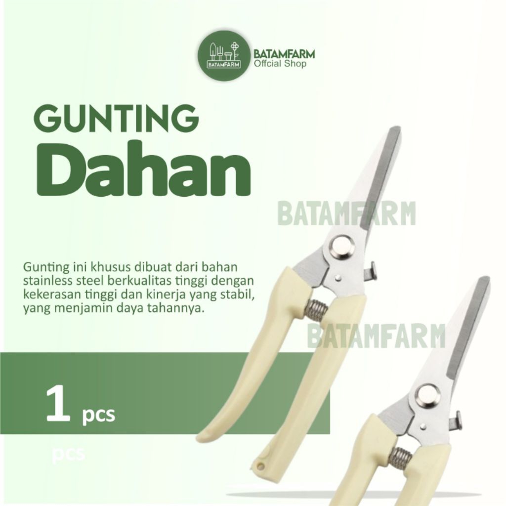 Gunting Tanaman Daun Dahan Ranting Lurus