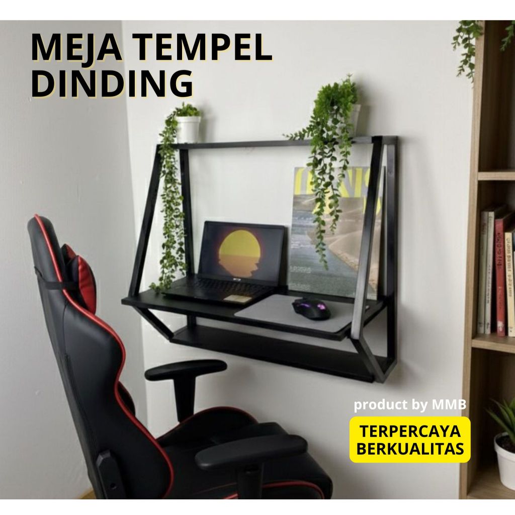 MEJA  TEMPEL DINDING BELAJAR MEJA TEMPEL DINDING LAP TOP MEJA DINDING KOMPUTER MEJA DINDING KAMAR