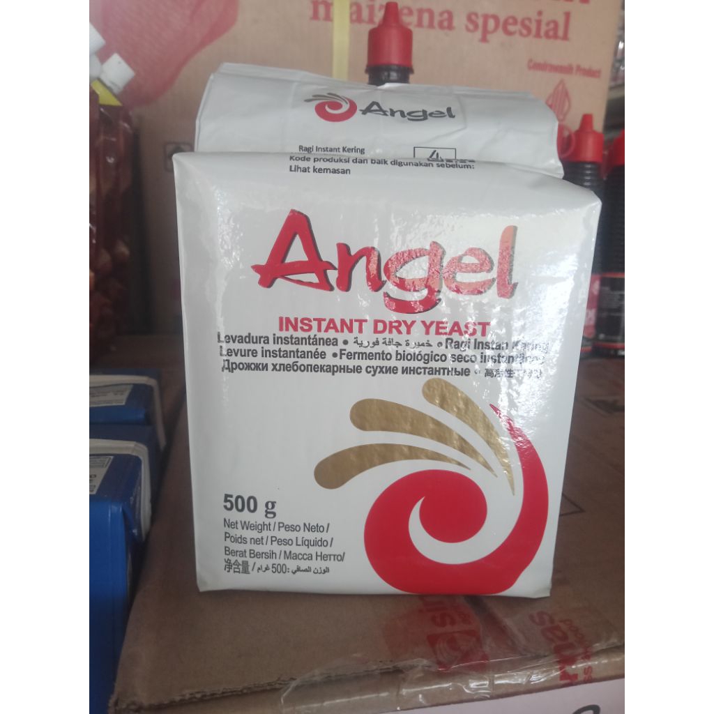 Ragi Instan Angel 500g - Fermentasi Cepat, Ekonomis, Tekstur Roti Lebih Baik