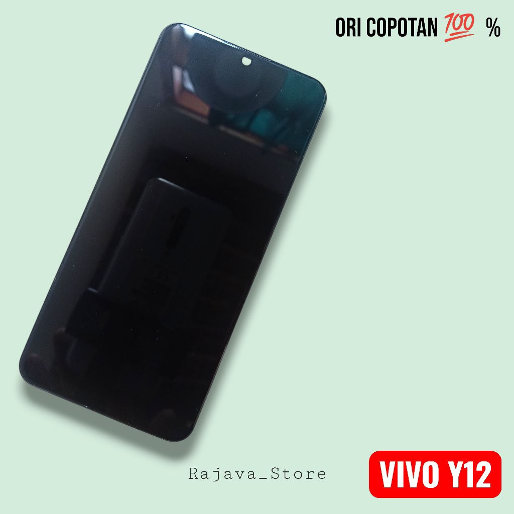 LCD TS LAYAR SENTUH SET FRAME VIVO Y12 Y15 Y17 ORI ORIGINAL CABUTAN COPOTAN ASLI GARANSI NORMAL TEST