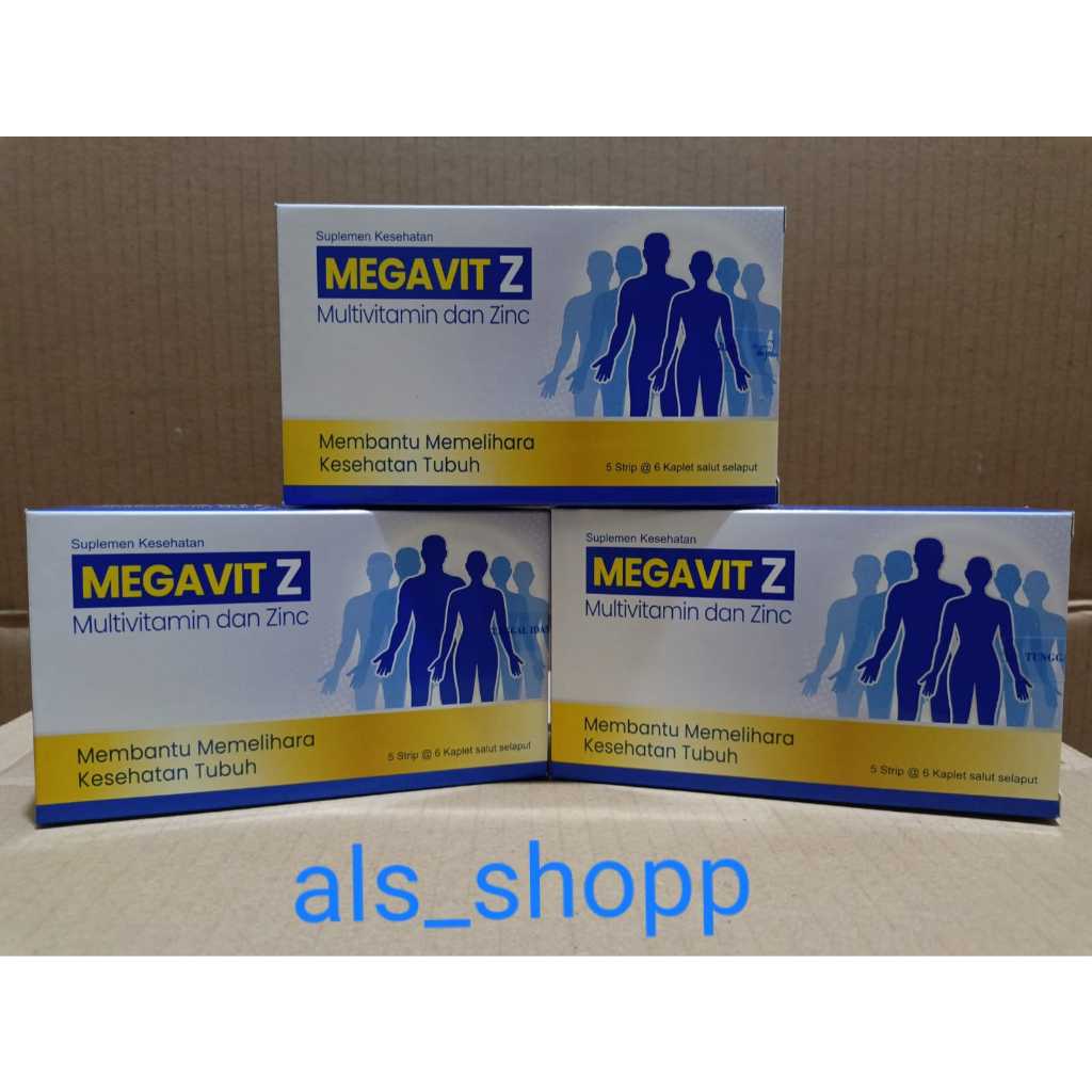 Multivitamin Suplemen Makanan Megavit Z (Ed : Juli 2026)