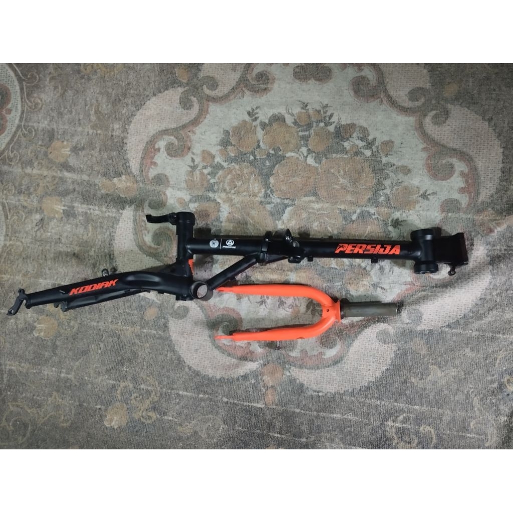 FRAME SET SEPEDA LIPAT 16 INCH / 16+ PACIFIC KODIAK L DISC LIKE NEW COPOTAN