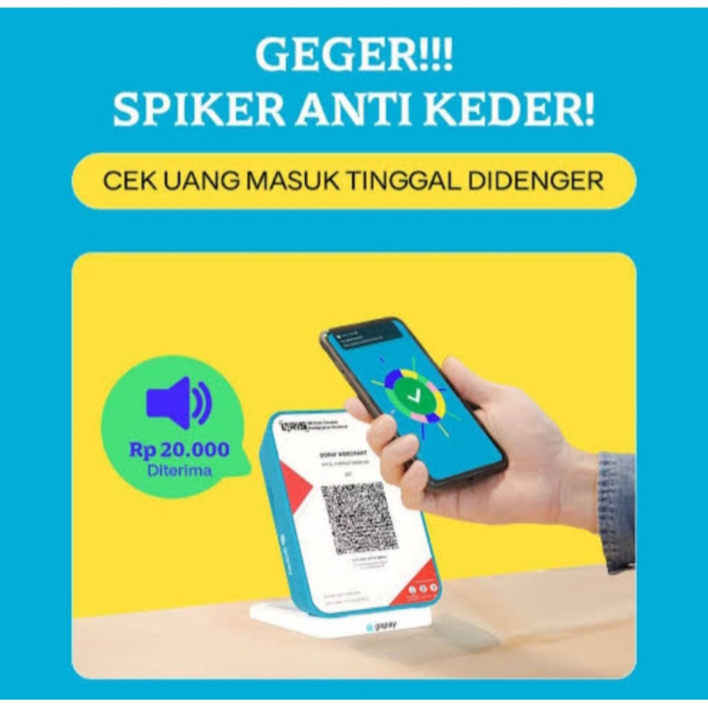 QRIS GOPAY SPIKER /SOUNDBOX