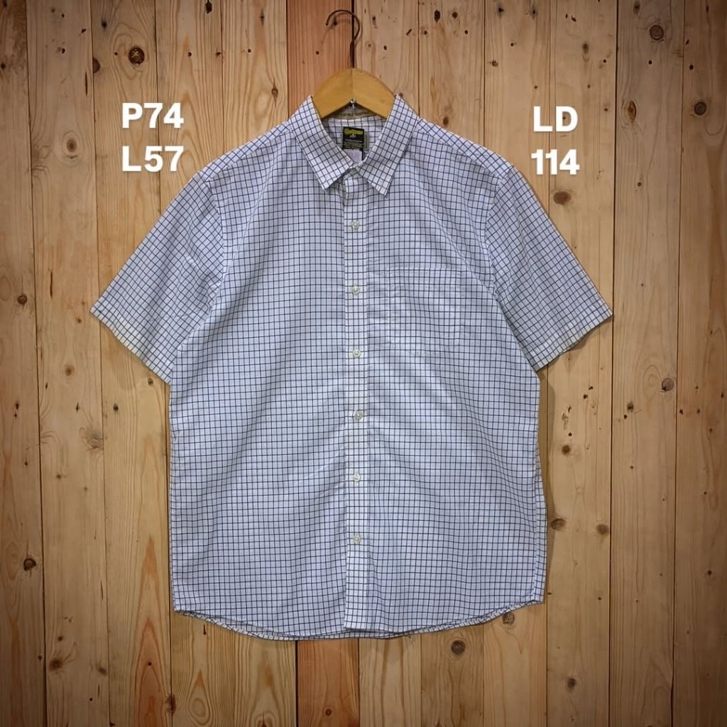 kemeja pria ll bean motif kotak