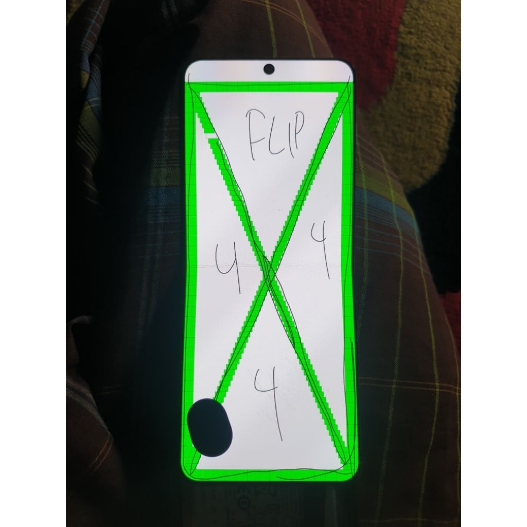 lcd samsung z flip 4 tanpa frame