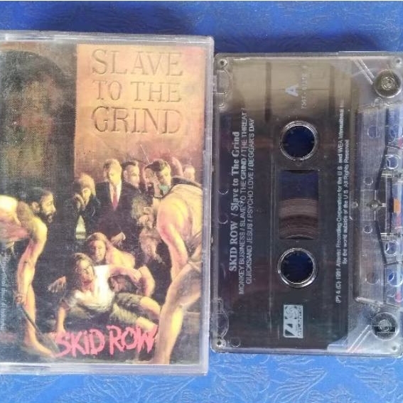 Kaset Skid Row - Slave To The Grind