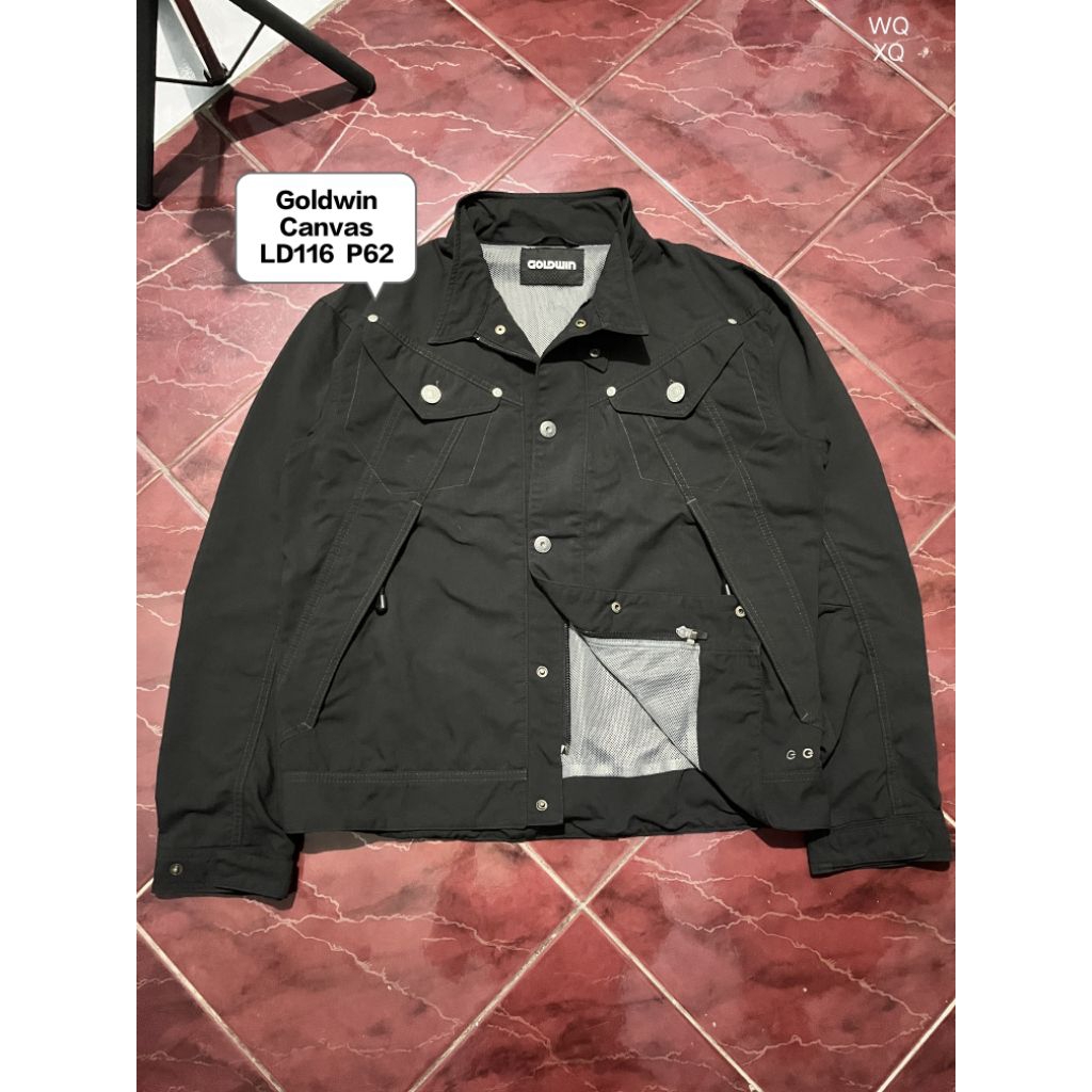 CASUAL WORK JACKET CANVAS GOLDWIN / RIDER JACKET GOLDWIN (VENDOR ELLESSE ITALY)