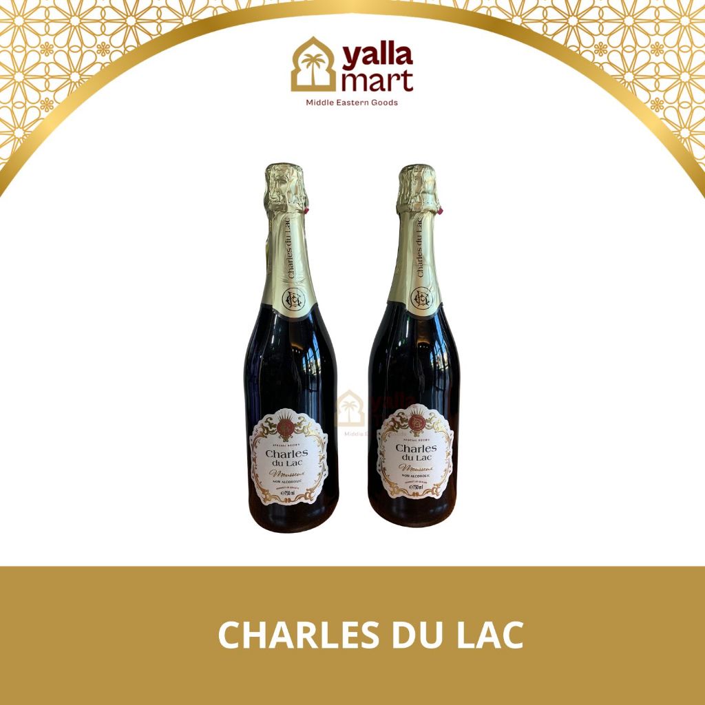 Charles Du Lac Sparkling White Grape 750ml Charles Du Lac Sparkling Red Grape , Minuman non Alkohol 