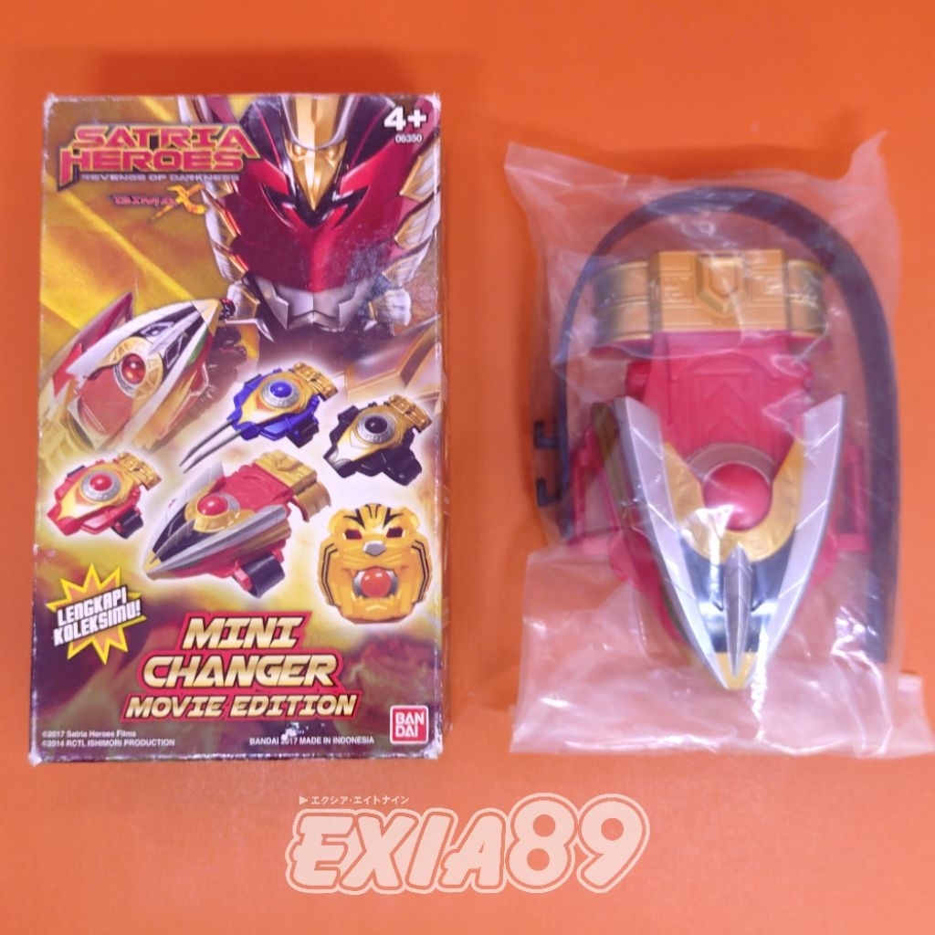 Satria Garuda Bima X Mini Changer Movie Edition - Bima X Changer Bandai