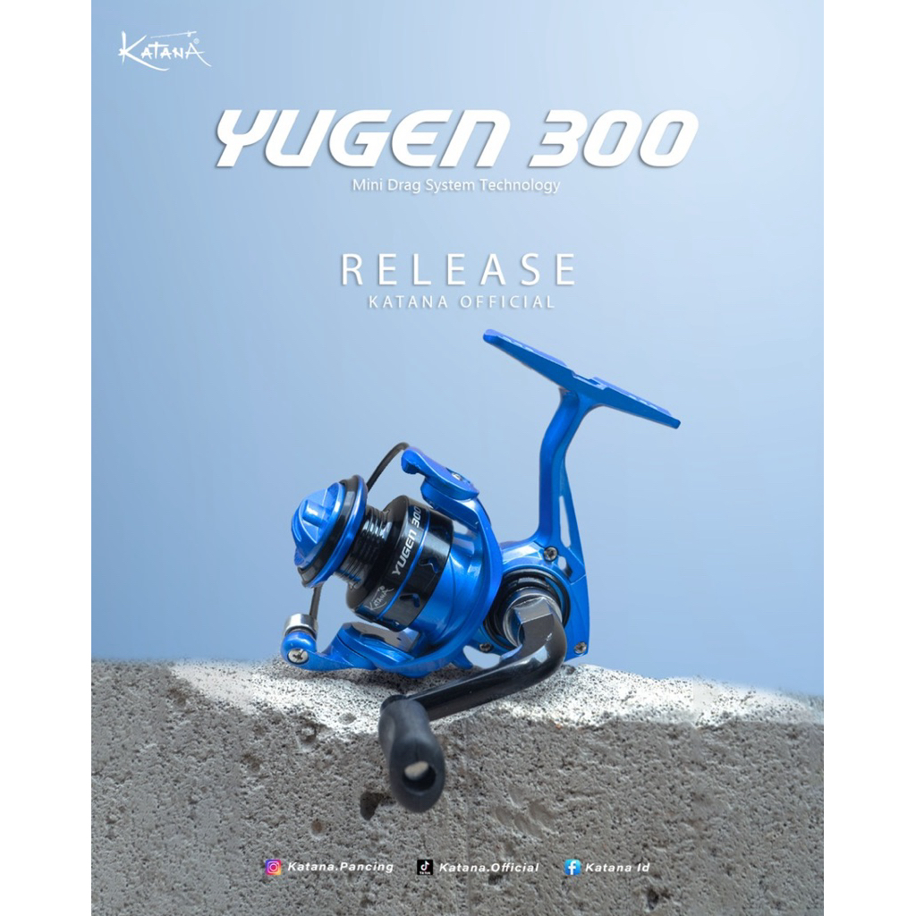 Reel Katana Yugen 300//Reel mini//Reel kecil