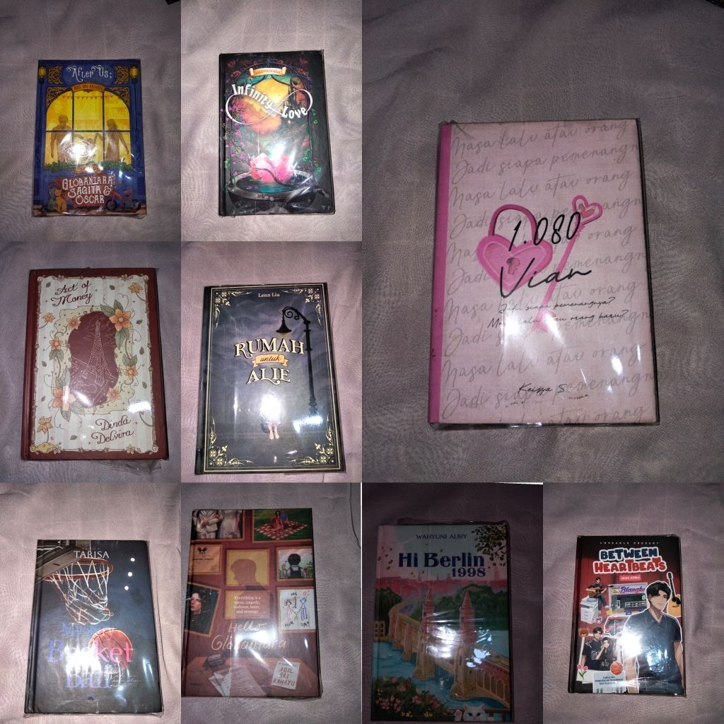 preloved novel hardcover ori
