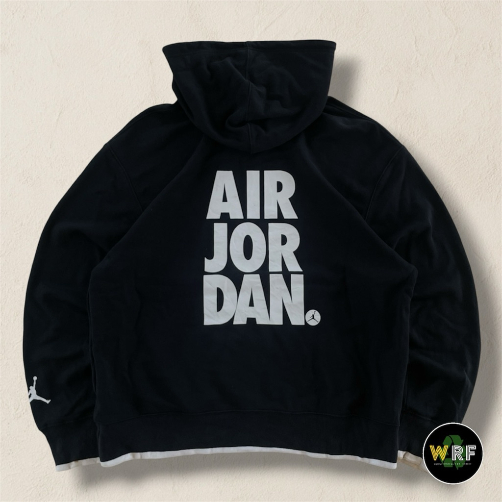 Jordan hoodie hitam size XL